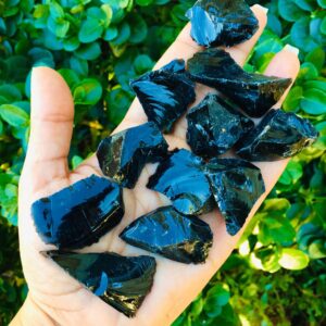 Raw Obsidian Crystal: Extra Small Rough Gemstone