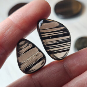Midnight Lace Obsidian Specimen: Polished Black Obsidian Crystal