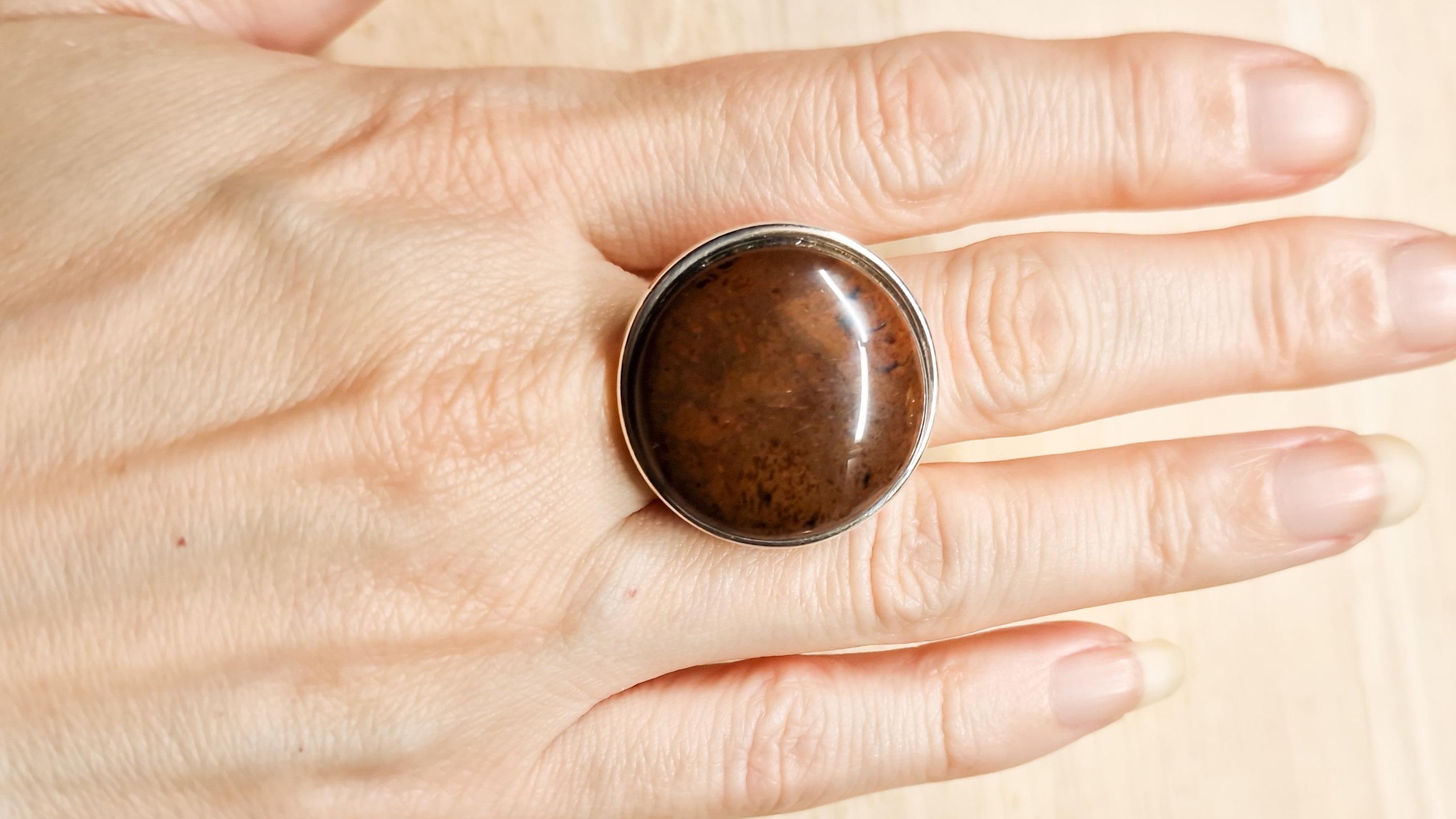 Brown Obsidian Ring. Silver Plated Copper Reiki Jewelry. Virgo Jewelry. Adjustable Ring Uk. Statement Ring Brown Obsidian Ring. Silver Plated Copper Reiki Jewelry. Virgo Jewelry. Adjustable Ring Uk. Statement Ring