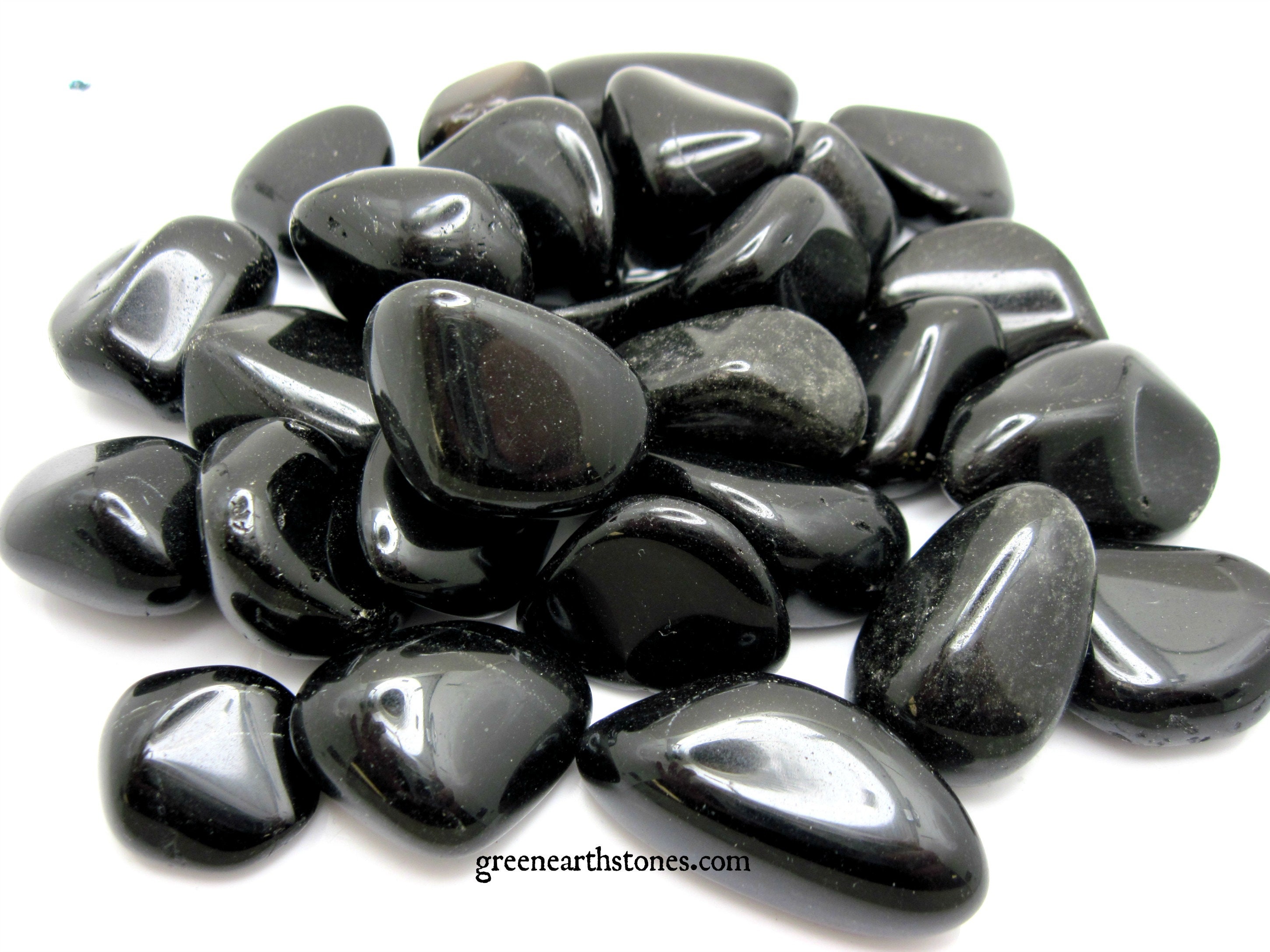 Black Obsidian Tumbled Stone, One, Sheen Obsidian, Large, Wire Wrap, Metaphysical, Crystal, Healing, Feng Shui, Magic, Reiki, Rock Hound