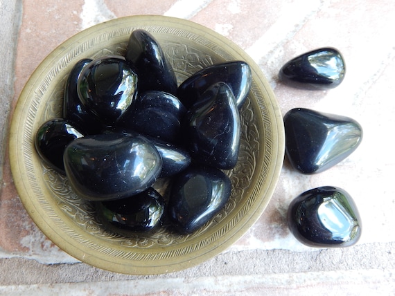 Black Obsidian Tumbled Stone