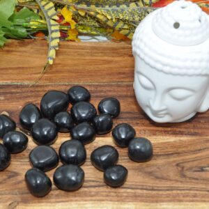 Black Obsidian Tumbled Stones, Tumbled Obsidian Crystals