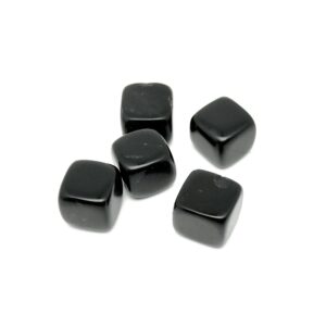 Obsidian Cube Tumbled Stone - Crystal Lovers - Polished Cube - Crystals - Tumbled Crystal Cube Carving - FL1094