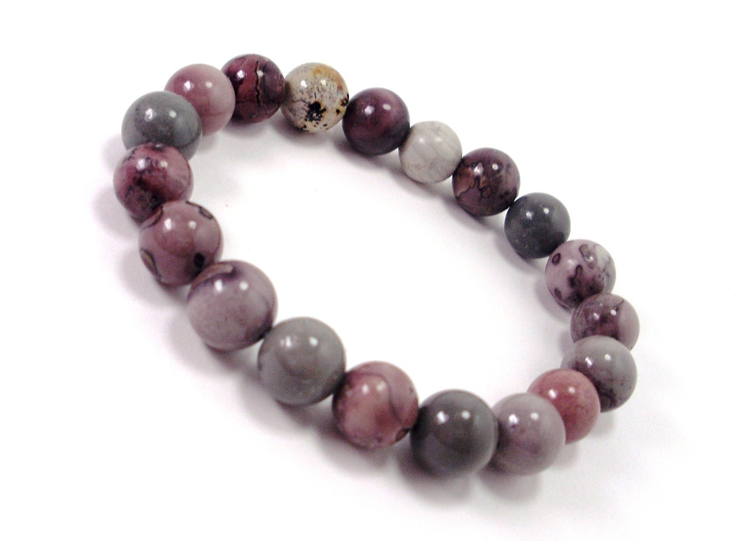 Ocean Jasper 10mm Bracelet, Natural Gemstone Bracelet, Women Men Bracelet, Beaded Bracelet, Gift For Her Him + Gift Bag Ocean Jasper 10mm Bracelet, Natural Gemstone Bracelet, Women Men Bracelet, Beaded Bracelet, Gift For Her Him + Gift Bag