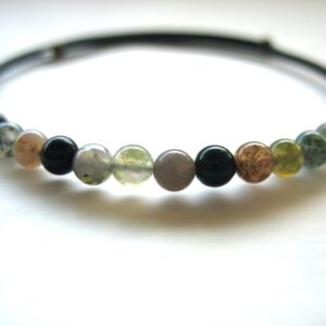 Ocean Jasper Gemstone Cuff Bracelet Jewelry Made In The Usa
