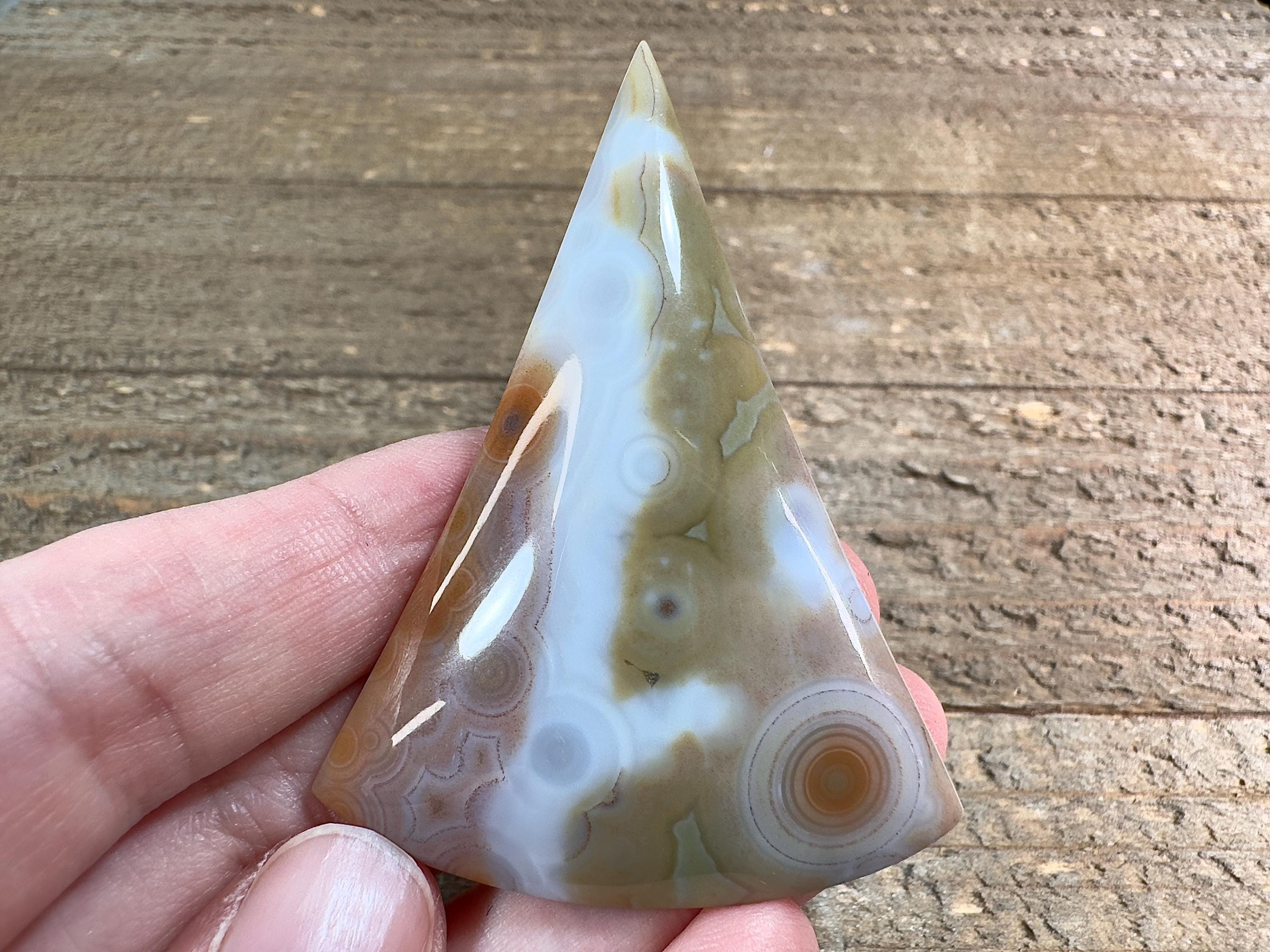 Ocean Jasper Crystal Cabochon For Custom Jewelry Making Unique Gift, 54823