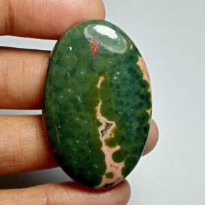 Ocean Jasper Cabochon: Natural Gemstone For Jewelry Making (43x28mm, 77cts.)