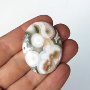 Ocean Jasper Oval Cabochon - Oj Stone Cab - Destash Ocean Jasper Oval Cabochon - Oj Stone Cab - Destash
