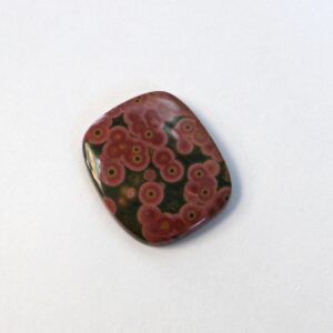 Ocean Jasper Rectangle Cabochon - OJ Stone Cab - Destash