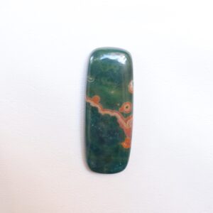 Top Quality Ocean Jasper Cabochon, Natural Ocean Jasper Stone, Orbicular Jasper Palm, Polished Ocean Jasper, Energy Crystal, Heart Chakra