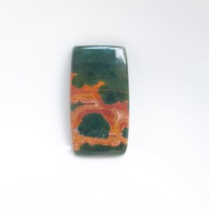 Top Quality Ocean Jasper Cabochon, Natural Ocean Jasper Stone, Orbicular Jasper Palm, Polished Ocean Jasper, Energy Crystal, Heart Chakra