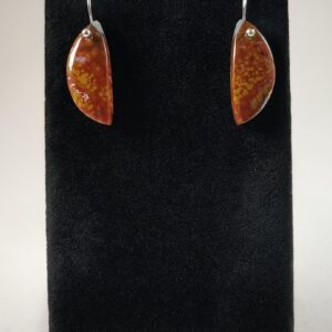 Ocean Jasper and Sterling Silver Earrings Handmade by Chris Hay