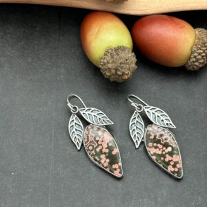 Ocean Jasper Artisan Earrings