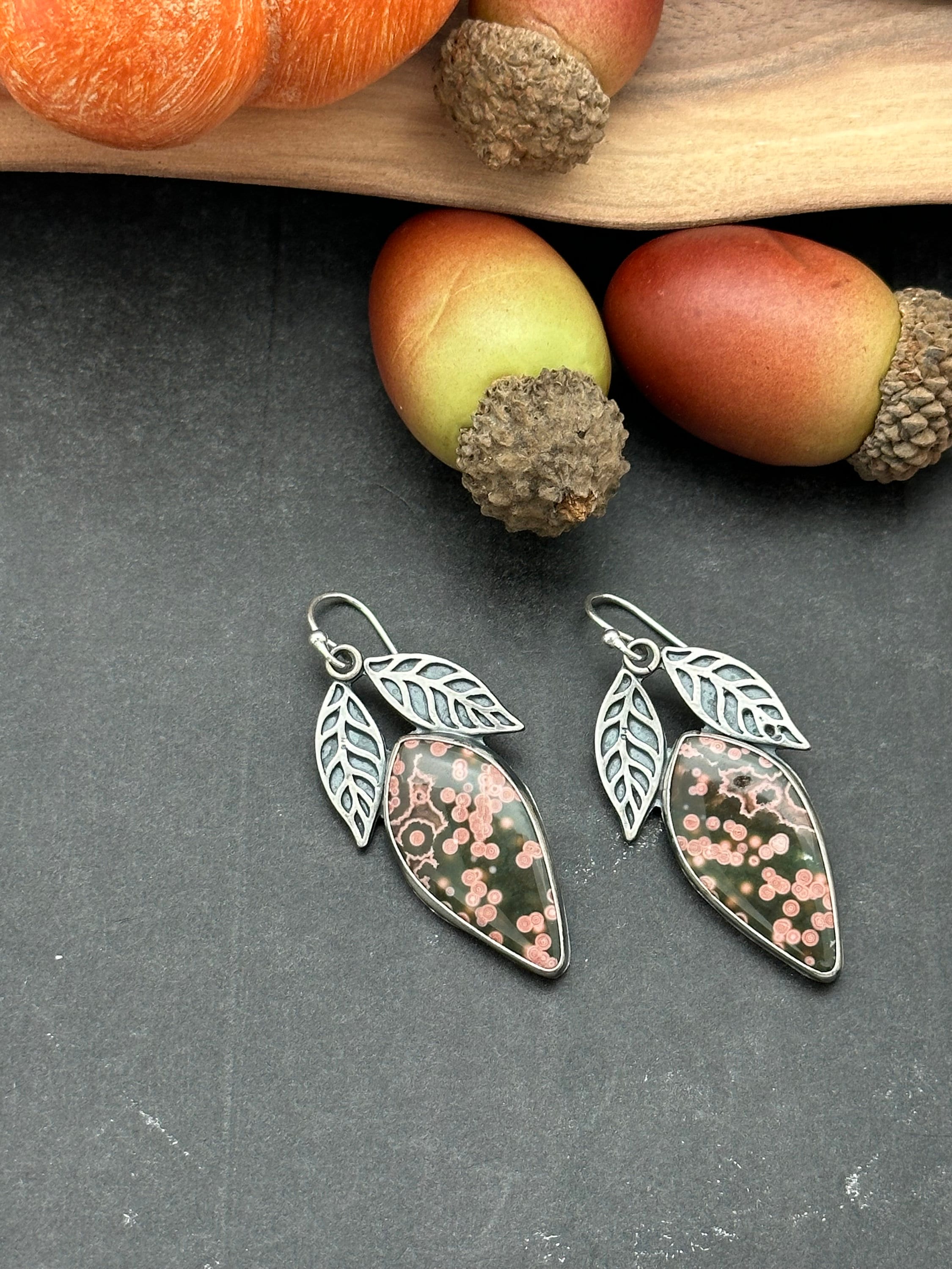 Ocean Jasper Artisan Earrings Ocean Jasper Artisan Earrings