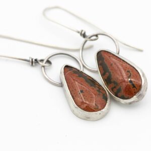 Ocean Jasper Drop Earrings Sterling Silver Ocean Jasper Drop Earrings Sterling Silver