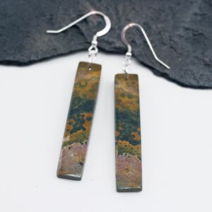 Ocean Life - Madagascar Ocean Jasper Sterling Silver Earrings
