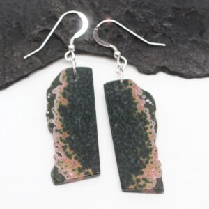 Ocean Life - Madagascar Ocean Jasper Sterling Silver Earrings