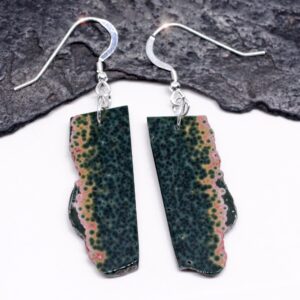 Ocean Life - Madagascar Ocean Jasper Sterling Silver Earrings