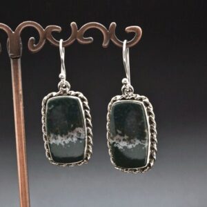 Sterling Silver Ocean Jasper Earrings Sterling Silver Ocean Jasper Earrings