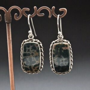 Sterling Silver Ocean Jasper Earrings Sterling Silver Ocean Jasper Earrings