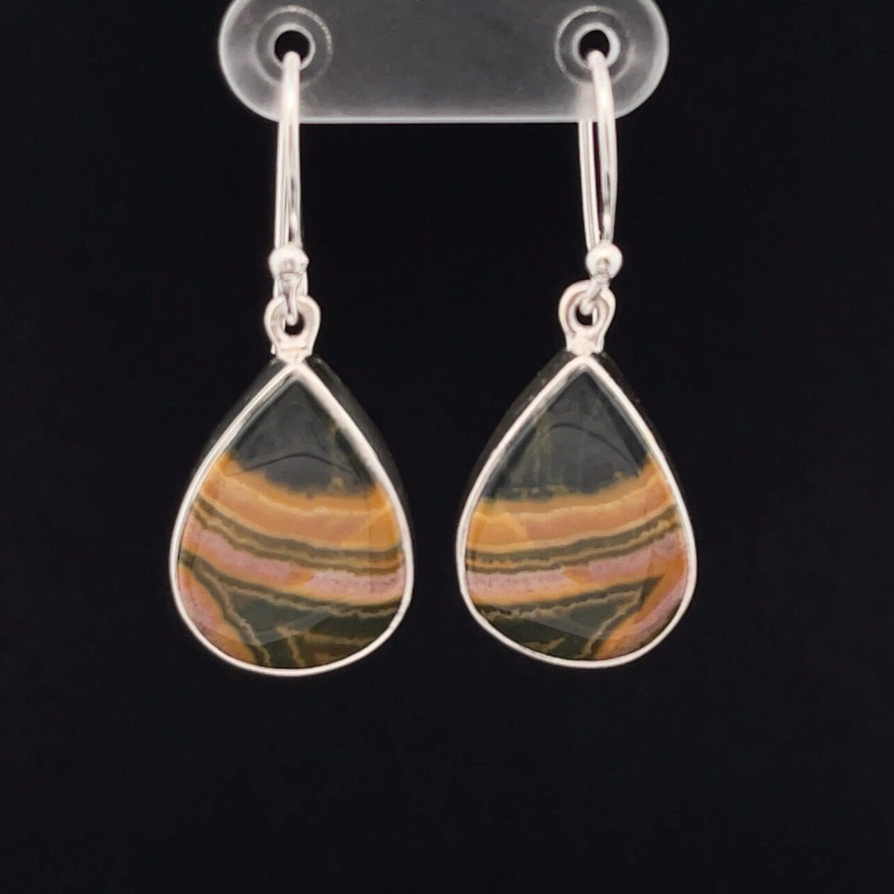 Sterling Silver Ocean Jasper Earrings Sterling Silver Ocean Jasper Earrings