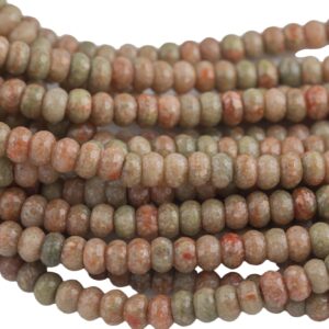 Natural Ocean Jasper High Quality in Faceted Roundel, 8mm- Full 15.5 Inch Strand-Full Strand 15.5 inch Strand Gemstone Beads Natural Ocean Jasper High Quality in Faceted Roundel, 8mm- Full 15.5 Inch Strand-Full Strand 15.5 inch Strand Gemstone Beads