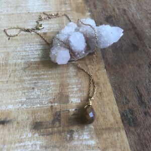 Ocean Jasper And Brass Layering Necklace