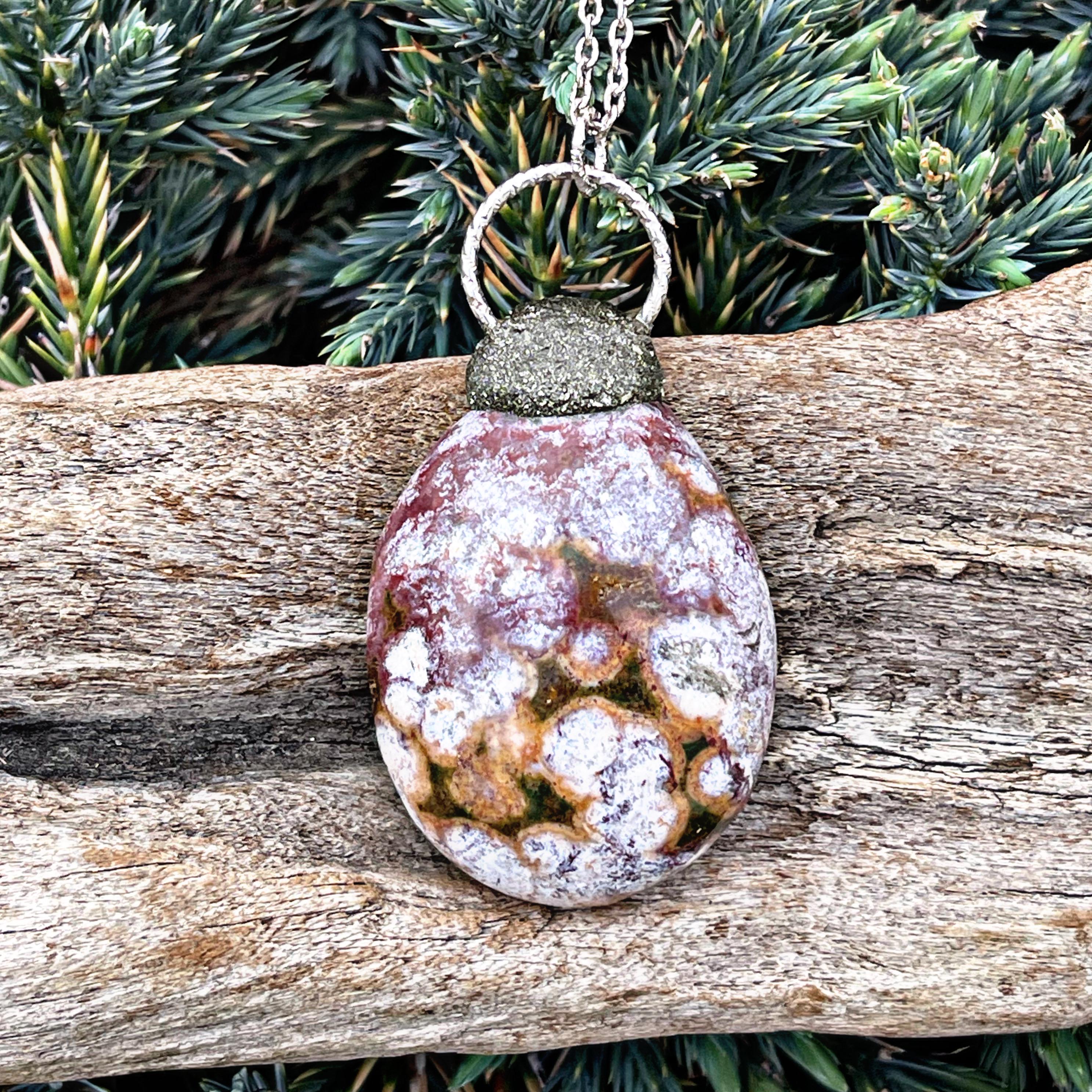 Chunky Ocean Jasper Necklace