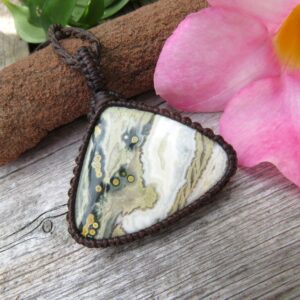 Crystal necklace, Ocean Jasper necklace, Jasper necklace,   Healing crystals and stones, best friend gift, for him, autumn finds
