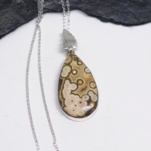 Ocean Life - Natural Madagascar Ocean Jasper Sterling Silver Necklace