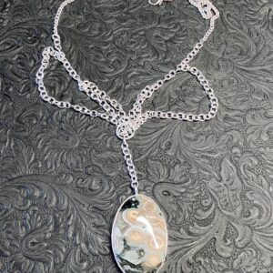 Ocean Jasper Necklace Stone Crystal Jewelry