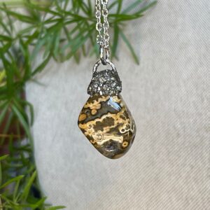 Ocean Jasper Necklace, Stone Jewelry For Men & Women