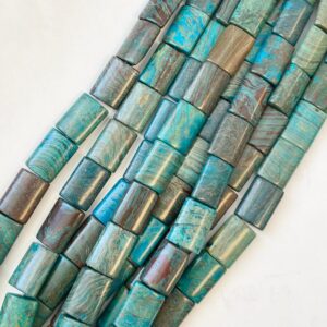 Ocean Jasper 18x13x6mm Rectangle Gemstone Beads--15.5" Ocean Jasper 18x13x6mm Rectangle Gemstone Beads--15.5"