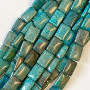 Ocean Jasper 18x13x6mm Rectangle Gemstone Beads -15.5 inch strand Ocean Jasper 18x13x6mm Rectangle Gemstone Beads -15.5 inch strand