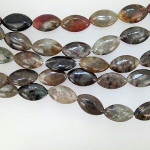 Ocean Jasper Marquise Beads: Colorful Gemstone Strand (13x18mm, 16 inch) Ocean Jasper Marquise Beads: Colorful Gemstone Strand (13x18mm, 16 inch)
