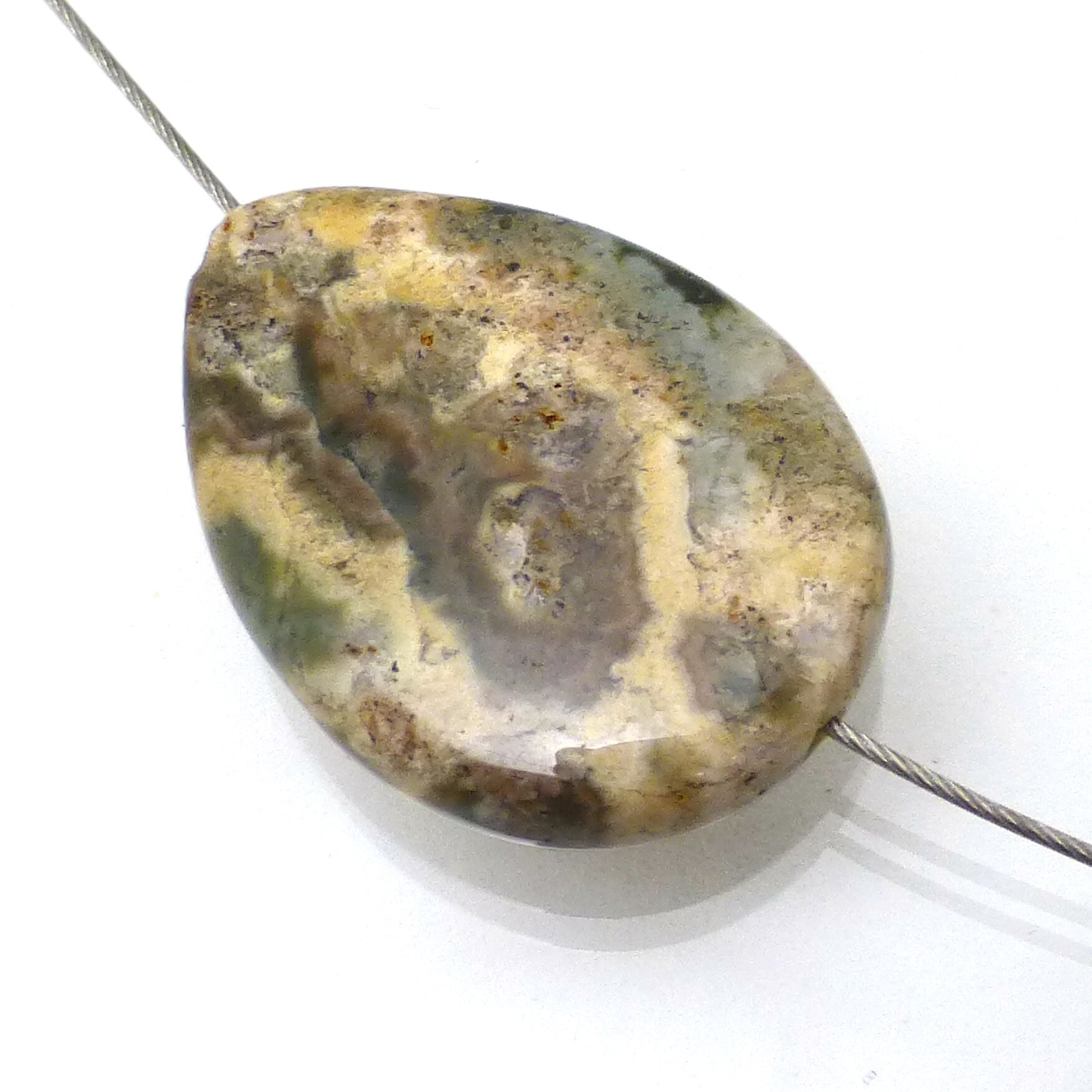 Ocean Jasper Bead Drop Pear Shaped Quality Hand Cut Designer Form One Of A Kind Beautiful Pattern Modeling Pendant Necklace Focal Beading Ocean Jasper Bead Drop Pear Shaped Quality Hand Cut Designer Form One Of A Kind Beautiful Pattern Modeling Pendant Necklace Focal Beading