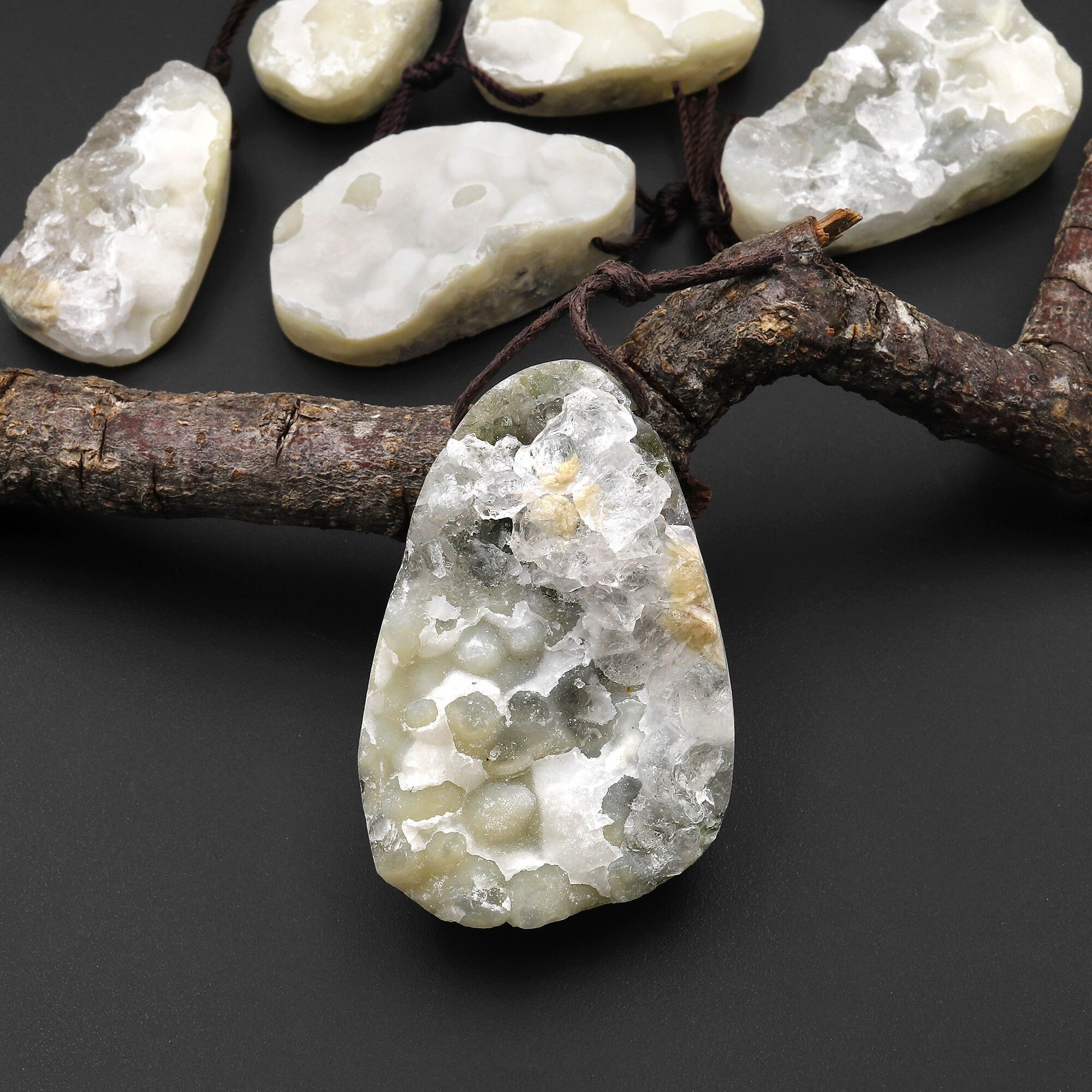 Natural Ocean Jasper Druzy Pendant Side Drilled Freeform Teardrop Shape Gemstone Pdt0213 Natural Ocean Jasper Druzy Pendant Side Drilled Freeform Teardrop Shape Gemstone Pdt0213