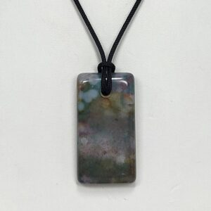 Ocean Jasper Pendant Necklace, Free Shipping (24112), Jasper Pendant, Adjustable Black Cord, Pendantlady Ocean Jasper Pendant Necklace, Free Shipping (24112), Jasper Pendant, Adjustable Black Cord, Pendantlady