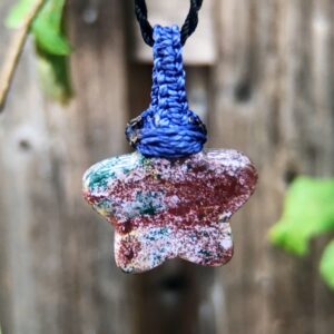 OCEAN JASPER PENDANT necklace, gemstone pendant, woodland jewelry