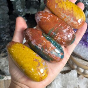 Ocean Jasper Massage Wand: Old Stock Marovato