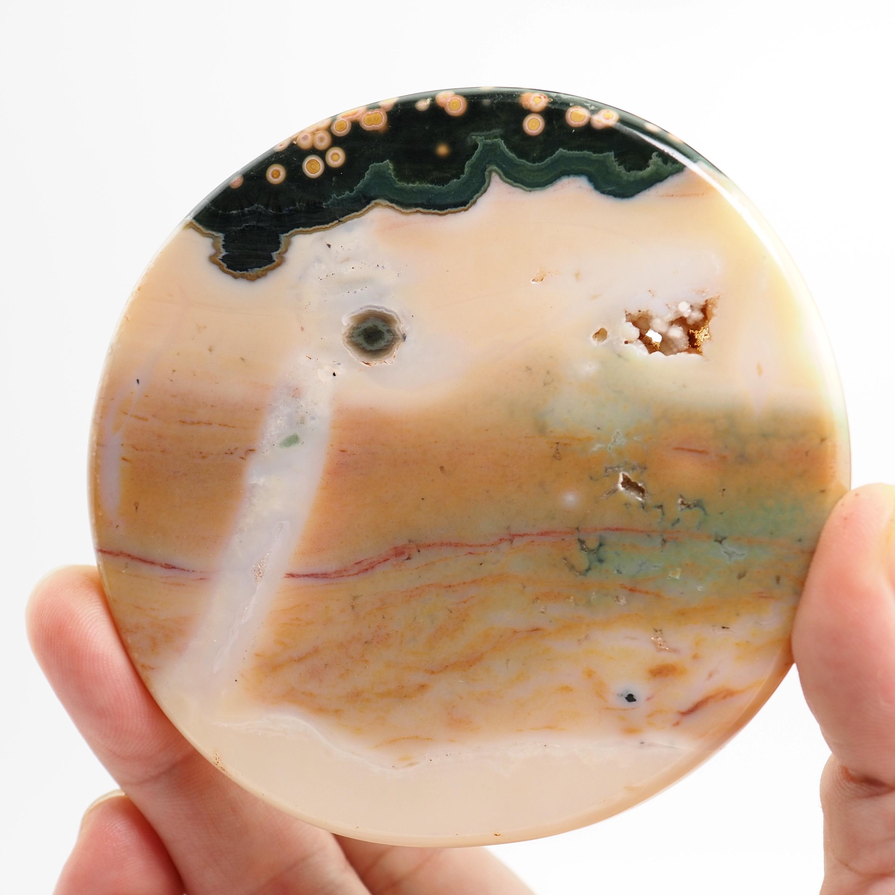 Ocean Jasper Polished Stone Madagascar Mineral Specimen Ocean Jasper Polished Stone Madagascar Mineral Specimen