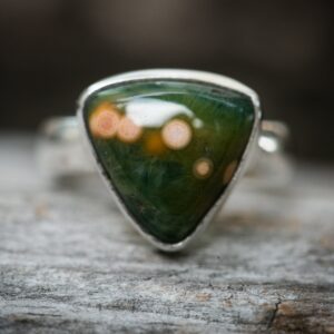 Ocean Jasper Ring 6 - Orbicular Jasper Ring - Ocean Jasper Ring Size 6 - Orbicular Jasper - Ocean Jasper Gemstone Ring Ocean Jasper Jewelry Ocean Jasper Ring 6 - Orbicular Jasper Ring - Ocean Jasper Ring Size 6 - Orbicular Jasper - Ocean Jasper Gemstone Ring Ocean Jasper Jewelry