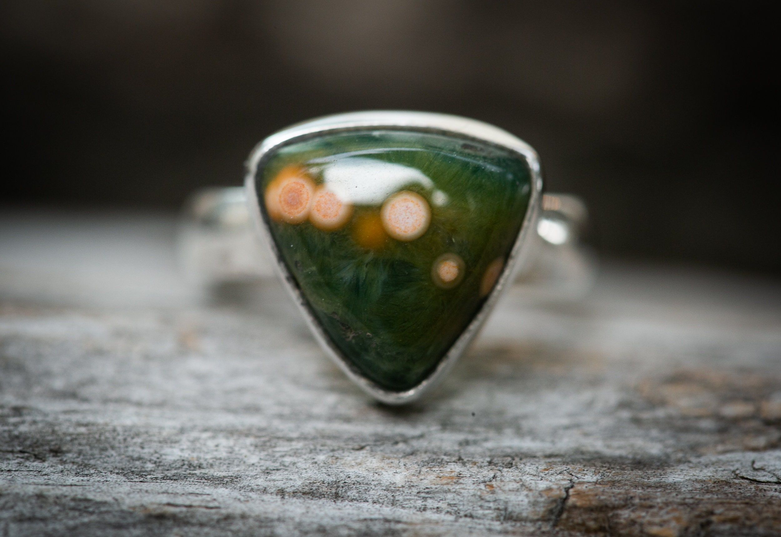 Ocean Jasper Ring 6 - Orbicular Jasper Ring - Ocean Jasper Ring Size 6 - Orbicular Jasper - Ocean Jasper Gemstone Ring Ocean Jasper Jewelry Ocean Jasper Ring 6 - Orbicular Jasper Ring - Ocean Jasper Ring Size 6 - Orbicular Jasper - Ocean Jasper Gemstone Ring Ocean Jasper Jewelry