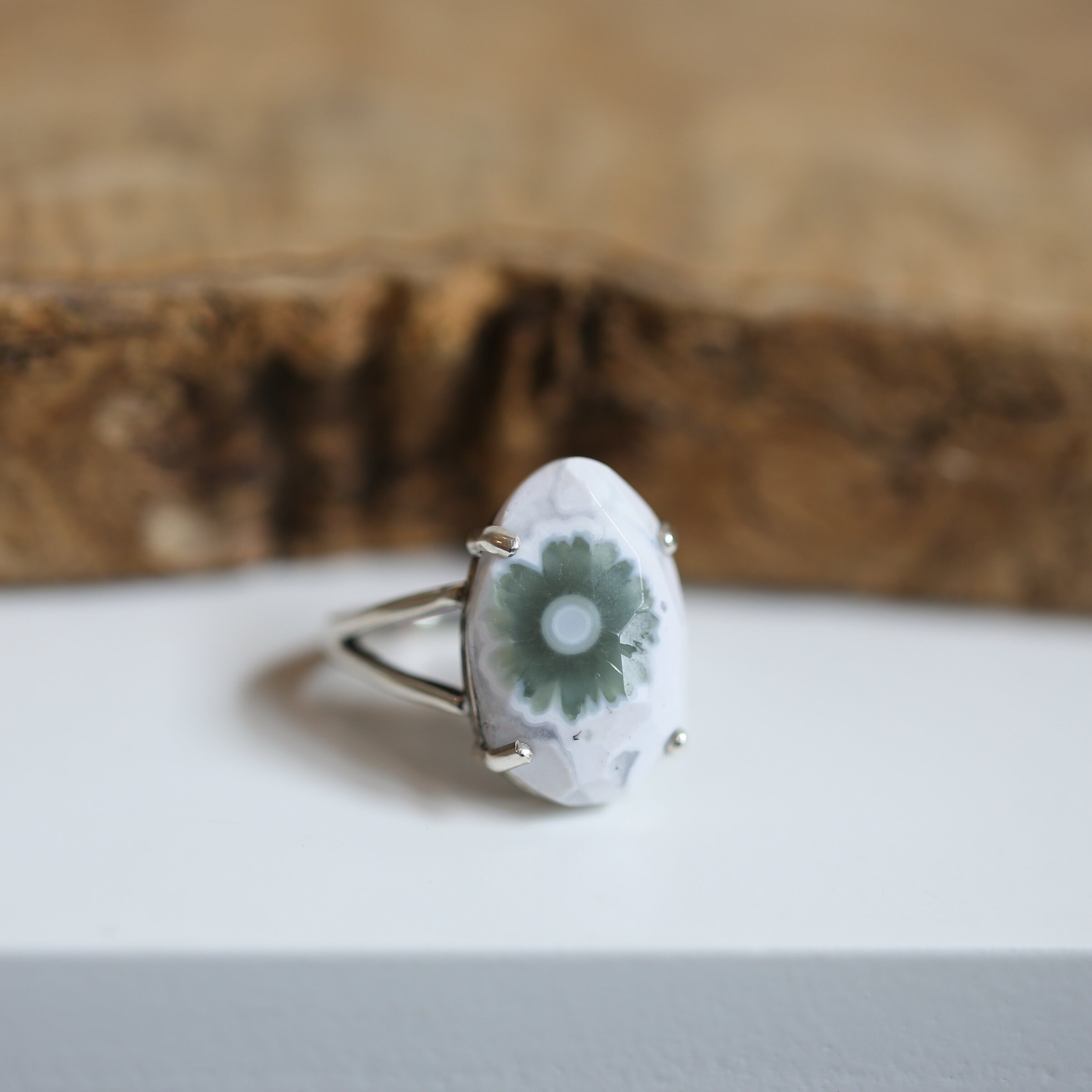Ocean Jasper Ring - Choose Your Stone - Sterling Silver Prong Setting - Silversmith Ocean Jasper Ring - Choose Your Stone - Sterling Silver Prong Setting - Silversmith