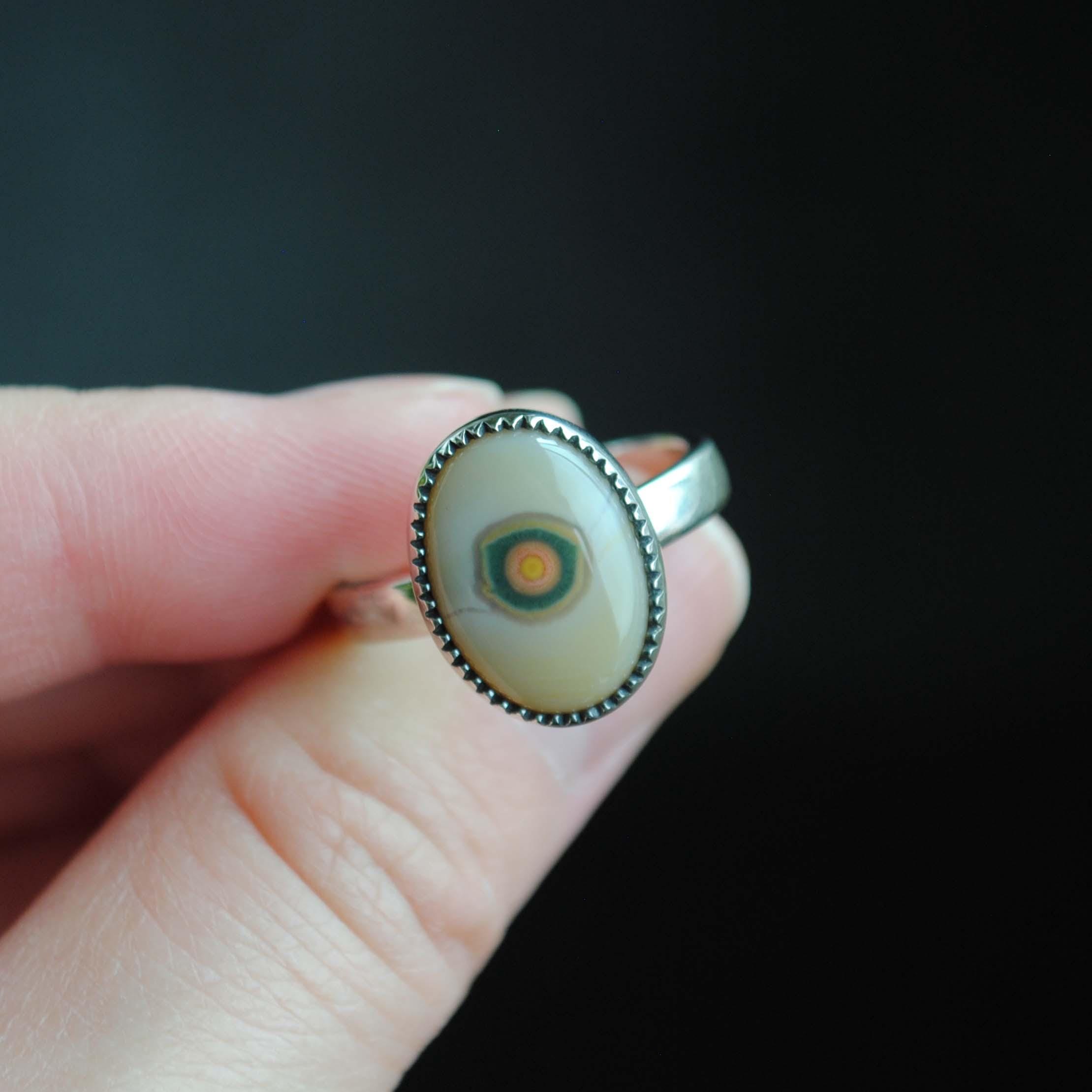 Ocean Jasper Ring, Ocean Jasper Jewelry, Size 7.75 (can Be Sized To A 8, 8.25, 8.5, 8.75)