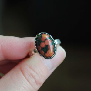 Ocean Jasper Ring, Ocean Jasper Jewelry, Size 6.75-7 (can Be Sized To A 7, 7.25, 7.5, 7.75) Ocean Jasper Ring, Ocean Jasper Jewelry, Size 6.75-7 (can Be Sized To A 7, 7.25, 7.5, 7.75)