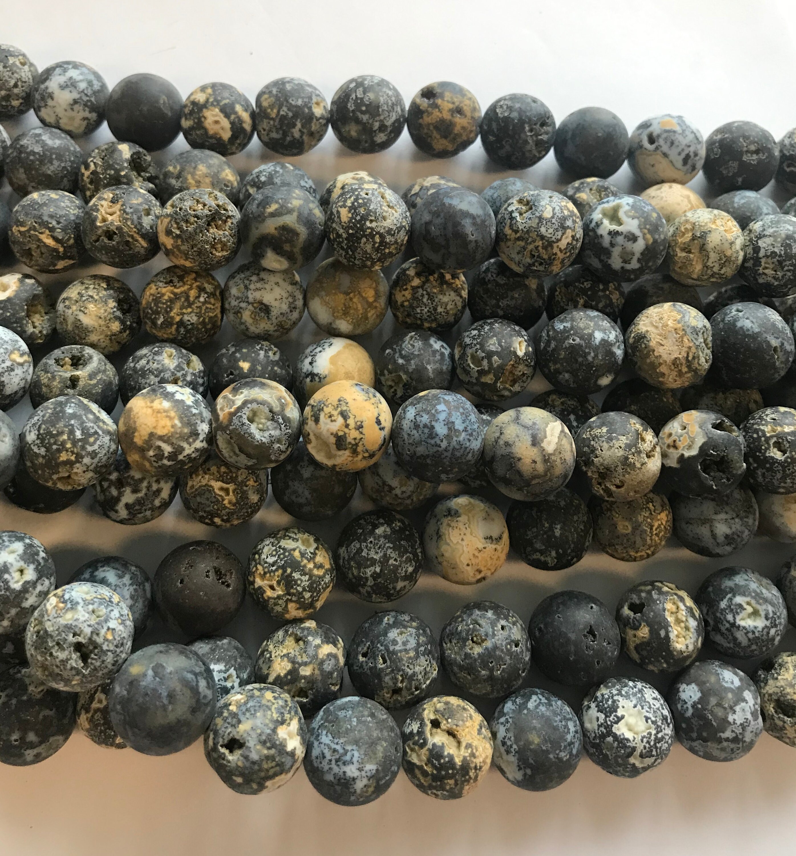 Ocean Jasper 12mm Round Gemstone Beads-- 15.5" Ocean Jasper 12mm Round Gemstone Beads-- 15.5"
