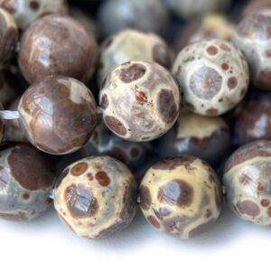 15.5" 8mm Natural Asteroid Jasper Round Beads Chocolate Ocean Jasper Beads Fglo 15.5" 8mm Natural Asteroid Jasper Round Beads Chocolate Ocean Jasper Beads Fglo