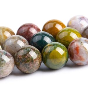 8mm Africa Ocean Jasper Beads Grade Aaa Genuine Natural Gemstone Round Loose Beads 15" / 7.5" Bulk Lot Options (103000) 8mm Africa Ocean Jasper Beads Grade Aaa Genuine Natural Gemstone Round Loose Beads 15" / 7.5" Bulk Lot Options (103000)