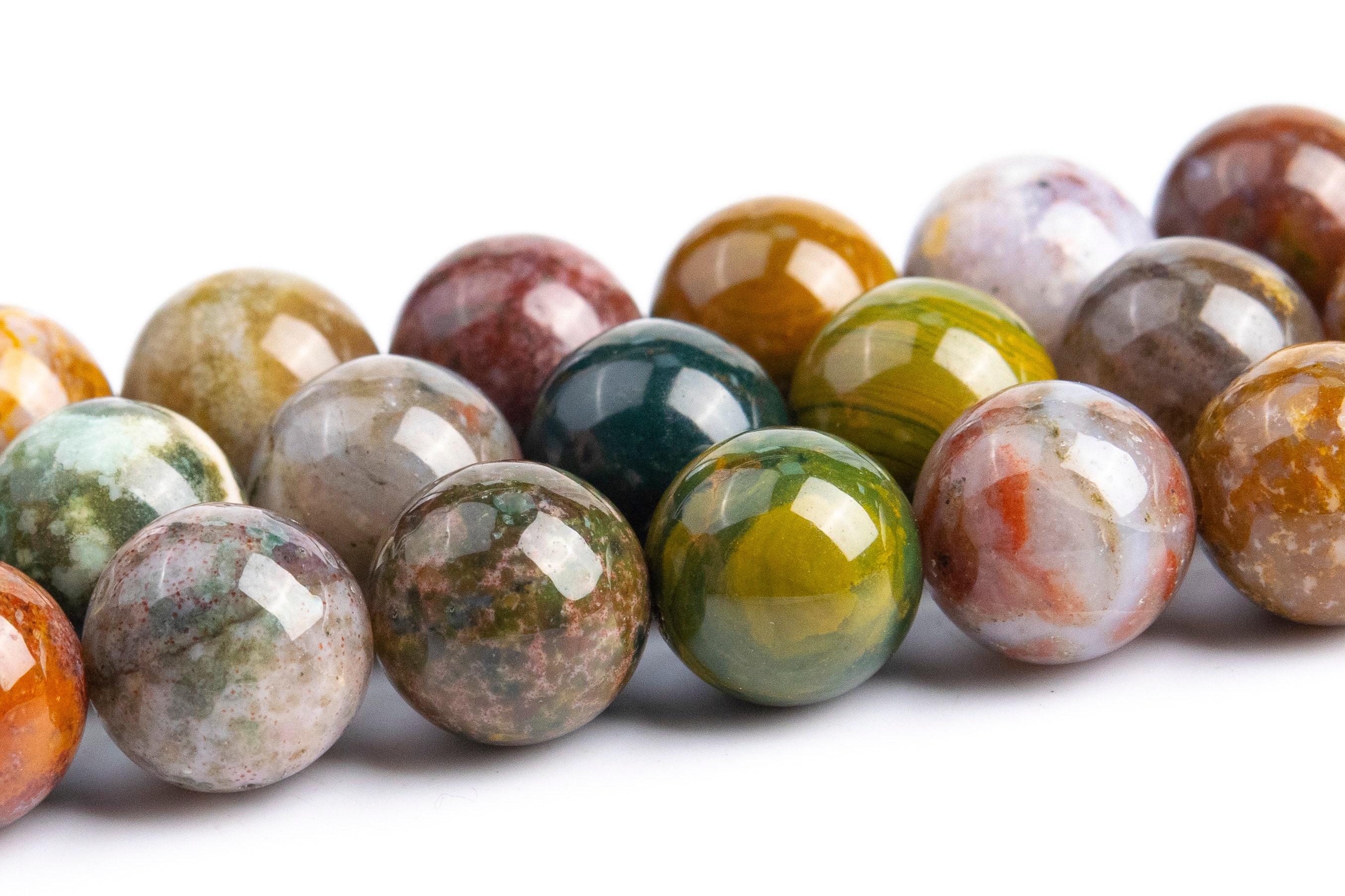 8mm Africa Ocean Jasper Beads Grade Aaa Genuine Natural Gemstone Round Loose Beads 15" / 7.5" Bulk Lot Options (103000) 8mm Africa Ocean Jasper Beads Grade Aaa Genuine Natural Gemstone Round Loose Beads 15" / 7.5" Bulk Lot Options (103000)
